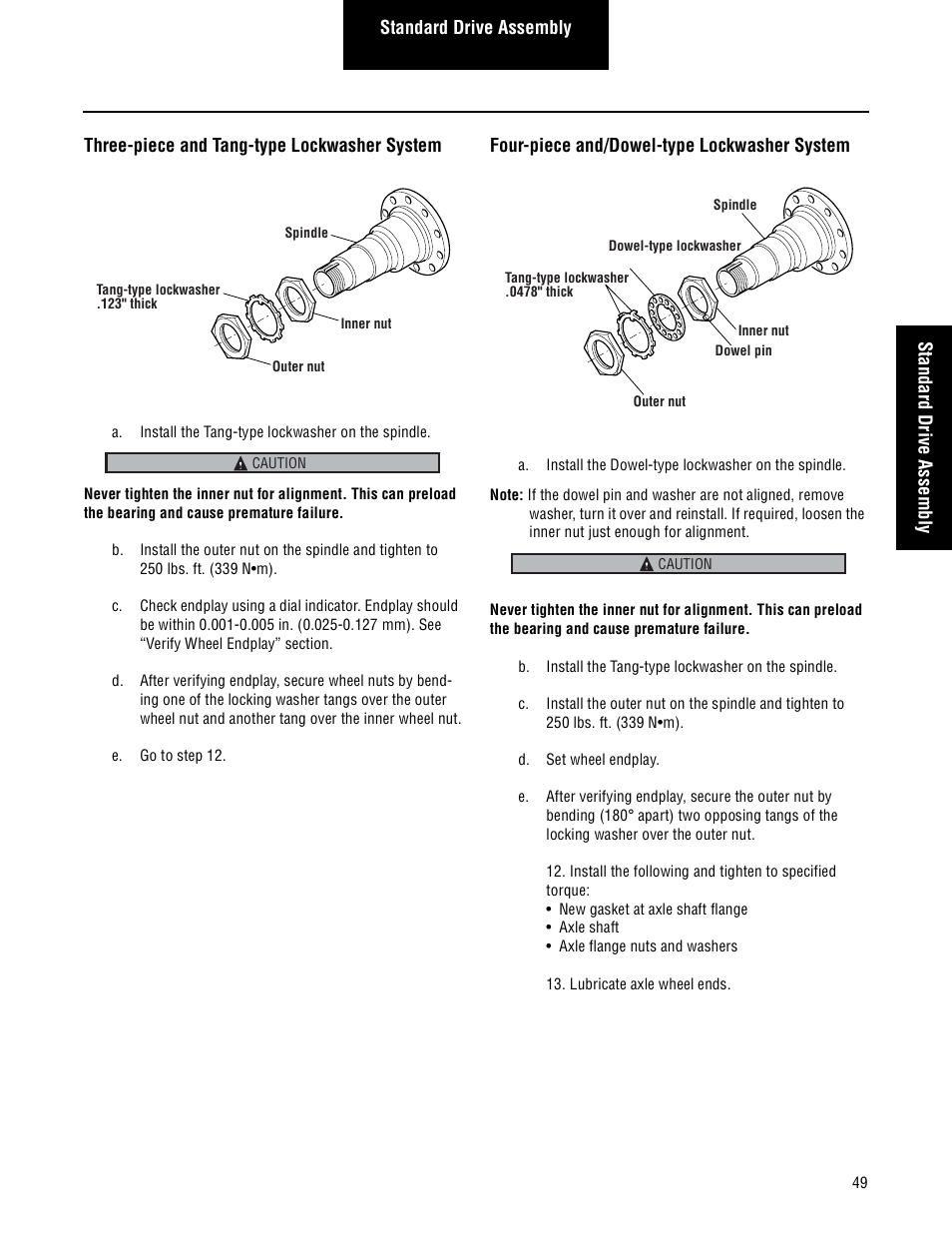 Spicer Steer and Drive Wheel Ends Service Manual User Manual | Page 51 / 56