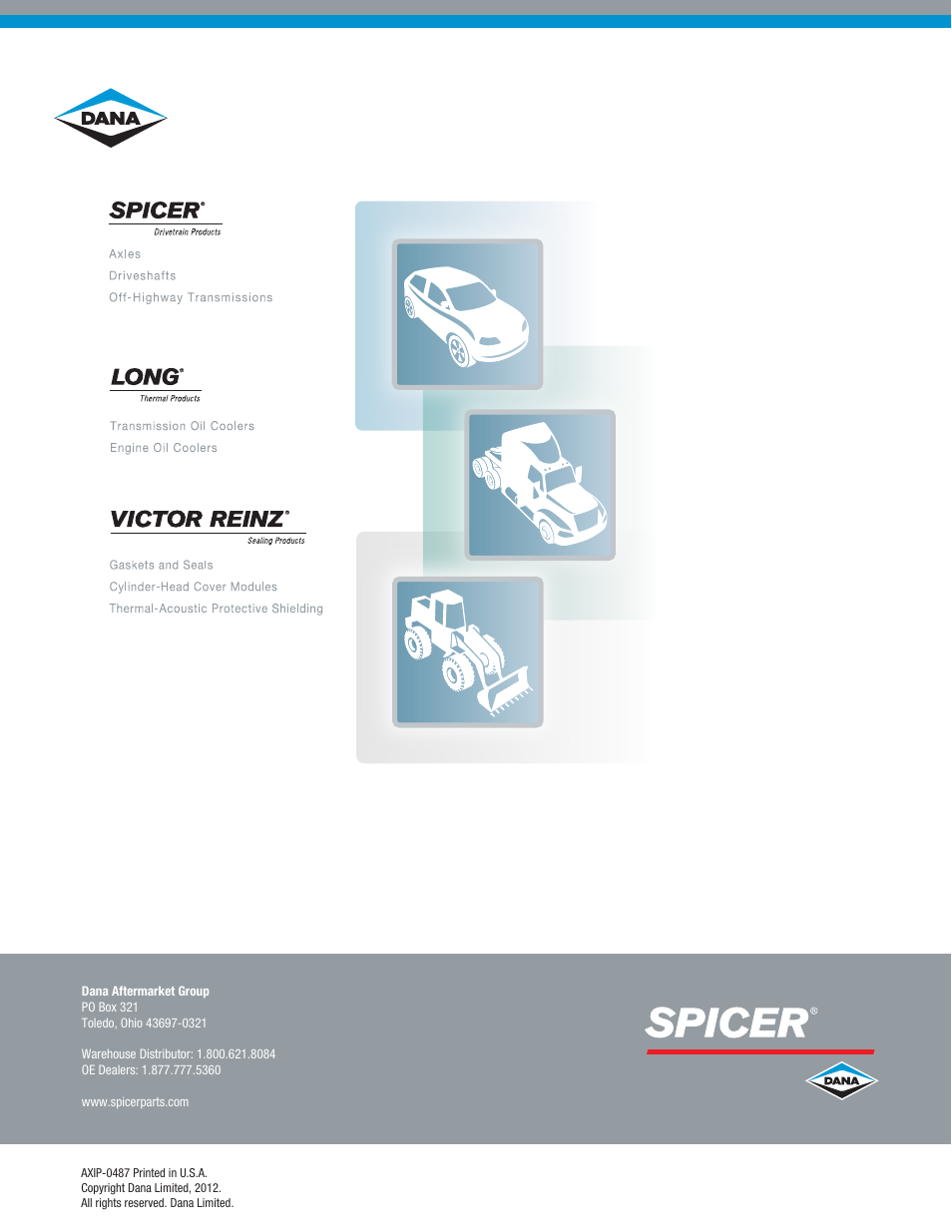 Spicer Dana Spicer Drive Axles Illustrated Parts List User Manual | Page 18 / 18