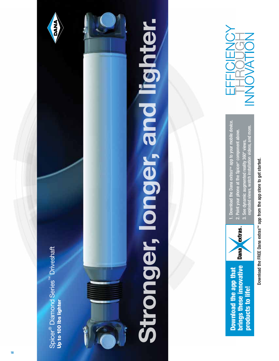 Str onger , longer , and lighter | Spicer Axle, Driveshaft, Tire Management Systems, and Wheel-End Systems Specifications Guide 2013 User Manual | Page 20 / 40
