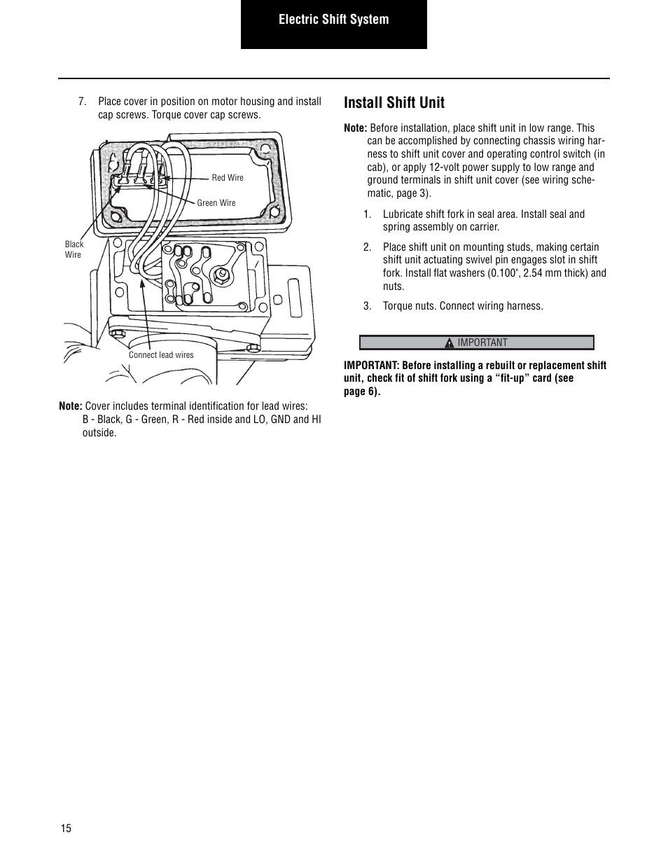 Install shift unit | Spicer Drive Axles Service Manual Axle Shift Systems, 2-Speed Single Rear Axles User Manual | Page 18 / 33