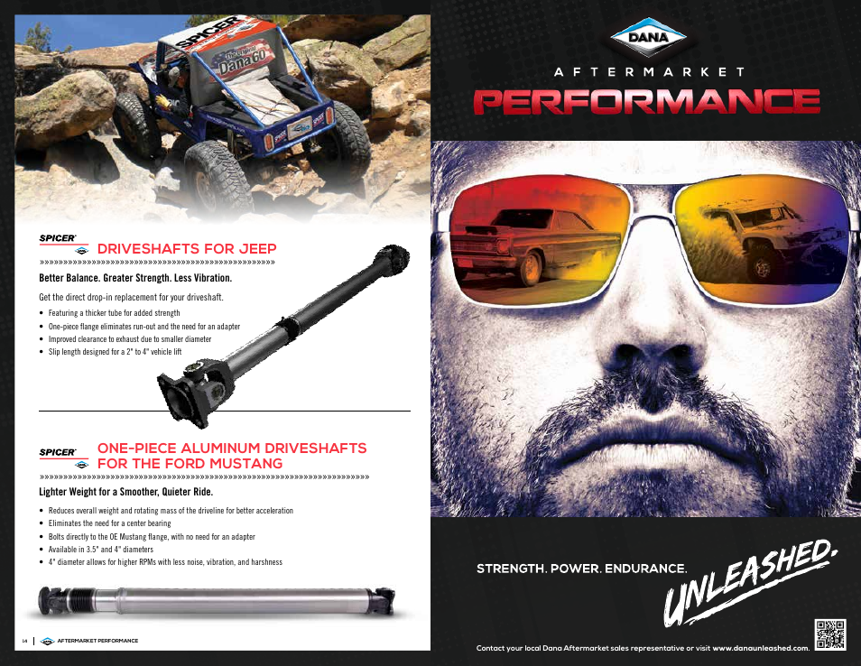 Spicer Dana Aftermarket Performance Brochure User Manual | Page 8 / 9