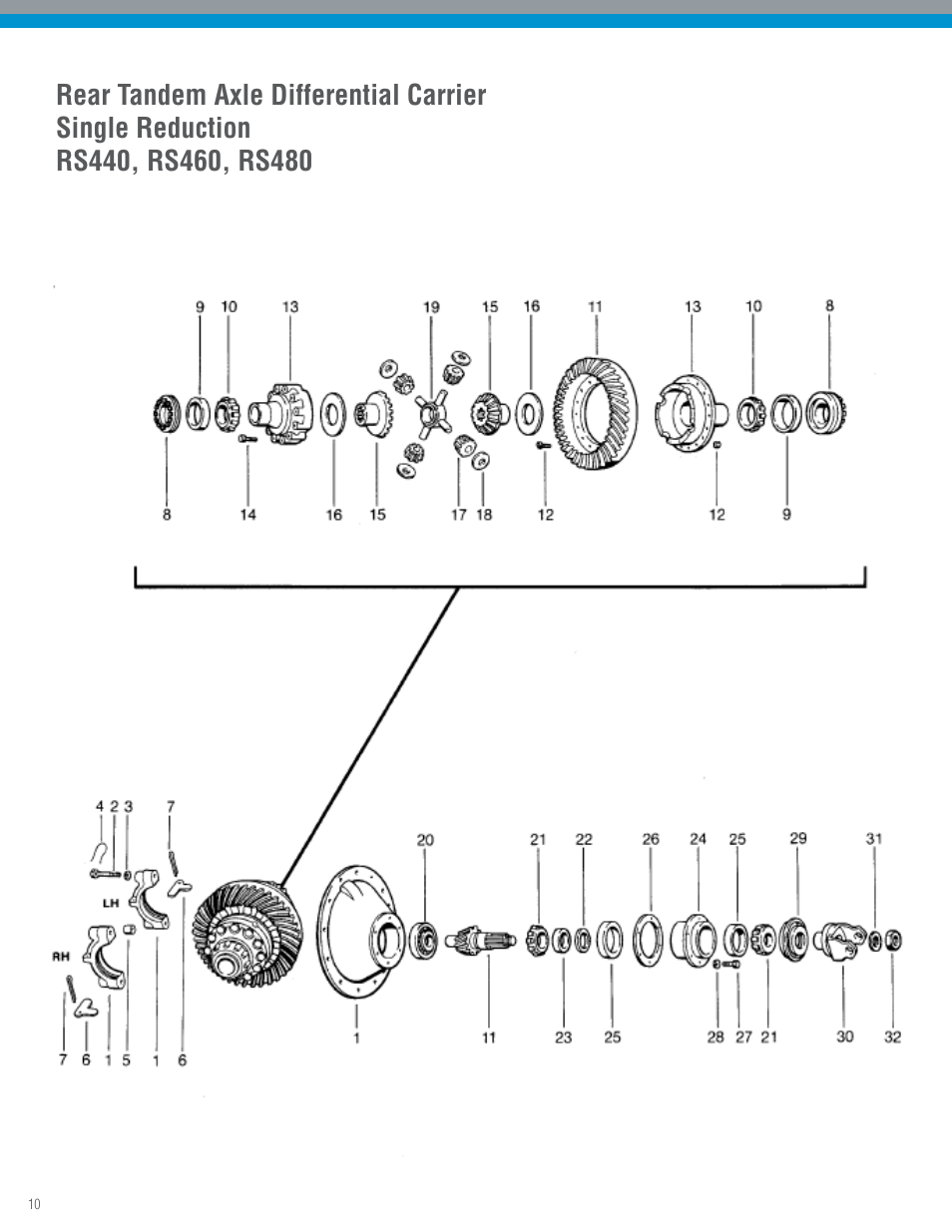 Spicer IPL: Tandem Drive Axle Illustrated Parts List - All Non-Current Models User Manual | Page 10 / 36
