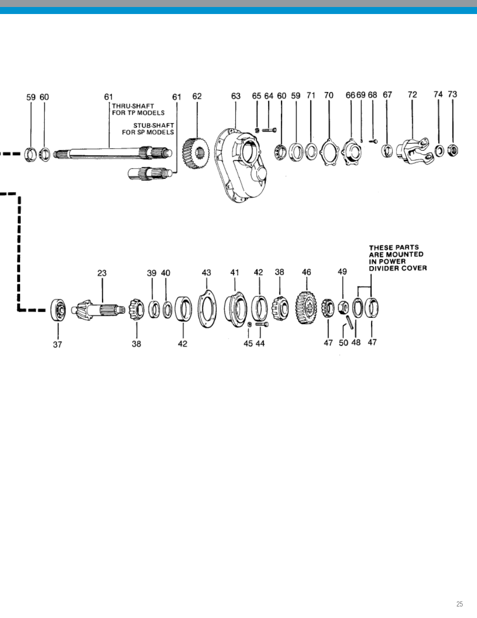 Spicer IPL: Tandem Drive Axle Illustrated Parts List - All Non-Current Models User Manual | Page 25 / 36