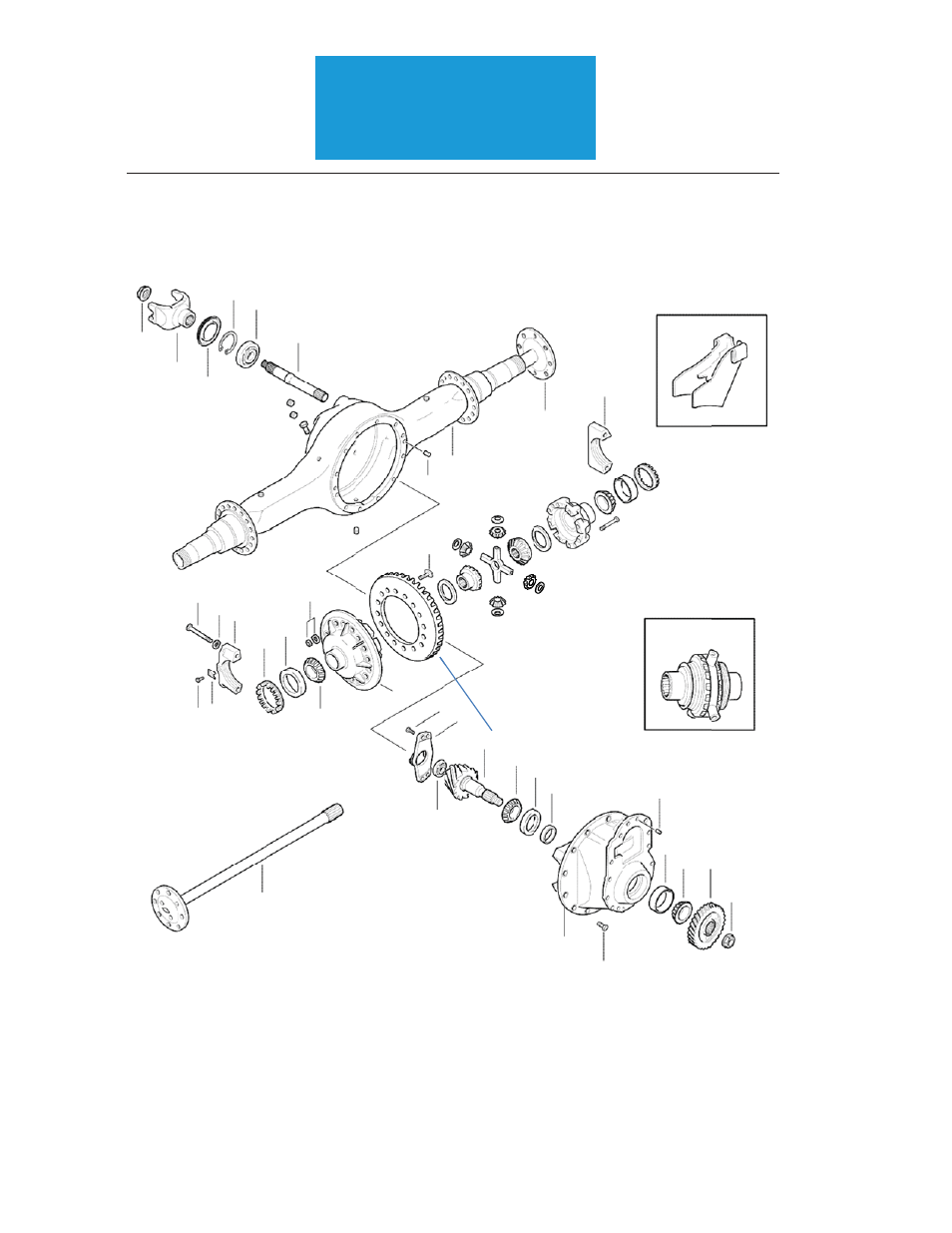 Forward, D rear axle co, Omponents | Spicer S400-S User Manual | Page 9 / 22