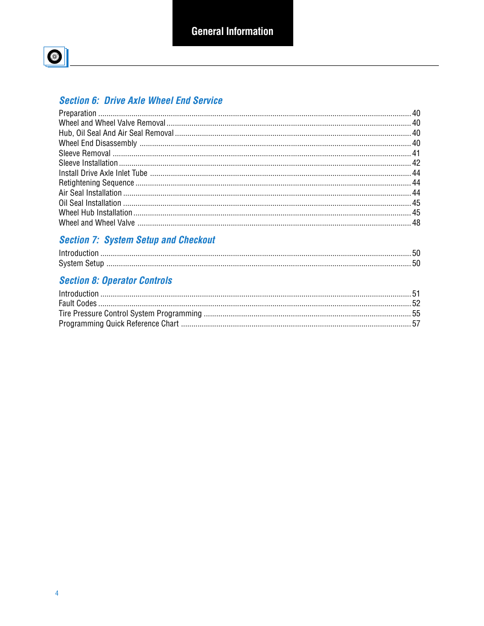 Spicer TPCS (Tire Pressure Control System) Service Manual User Manual | Page 4 / 60
