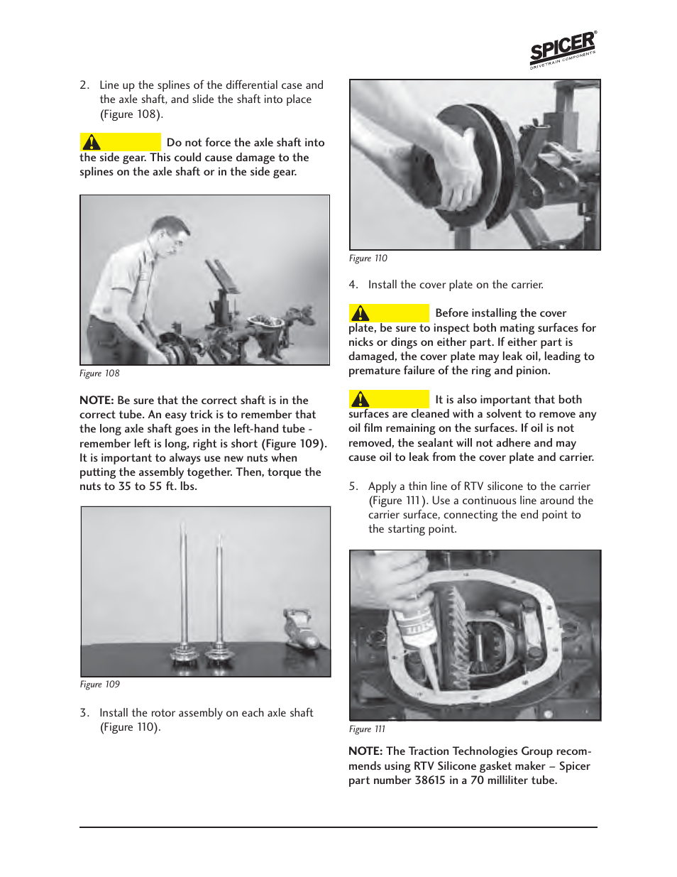 Spicer Jeep Grand Cherokee WJ 44-4 SERVICE MANUAL User Manual | Page 33 / 35