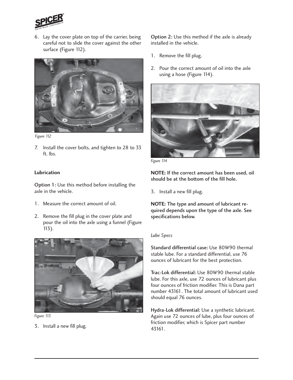 Spicer Jeep Grand Cherokee WJ 44-4 SERVICE MANUAL User Manual | Page 34 / 35