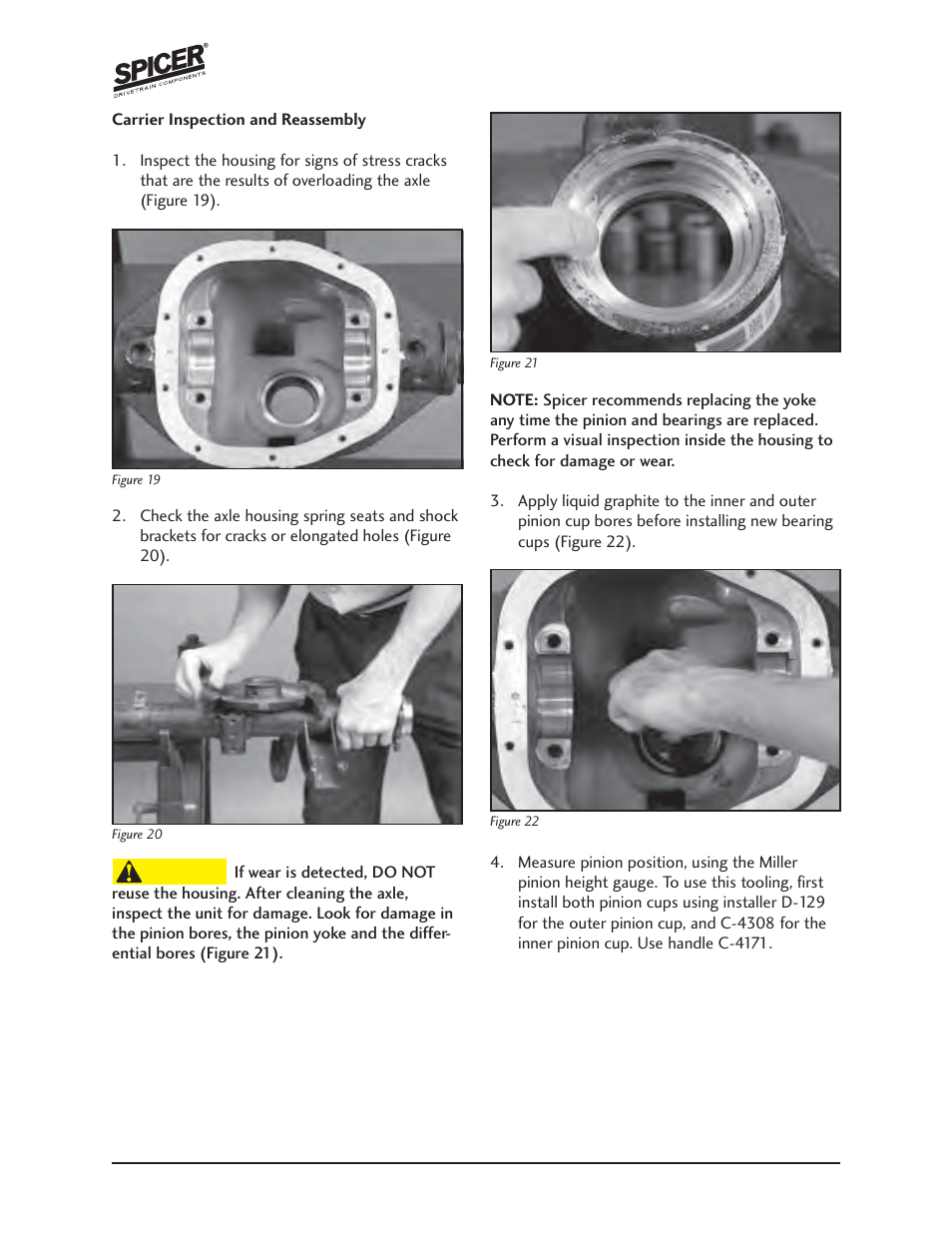 Spicer Jeep Grand Cherokee WJ 44-4 SERVICE MANUAL User Manual | Page 8 / 35