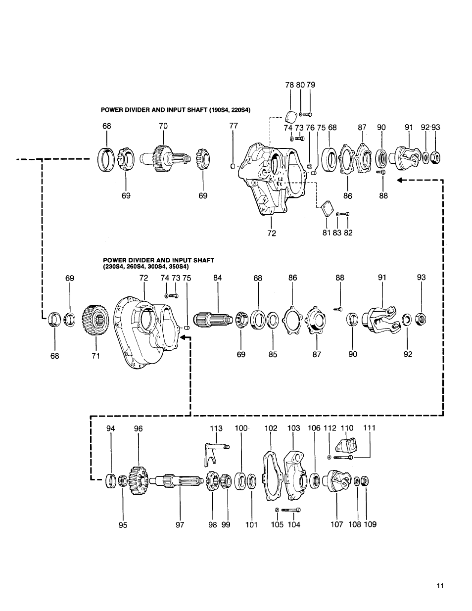 Spicer Drive Axles Illustrated Parts List All Wheel 4 x 4 Drive System User Manual | Page 11 / 32