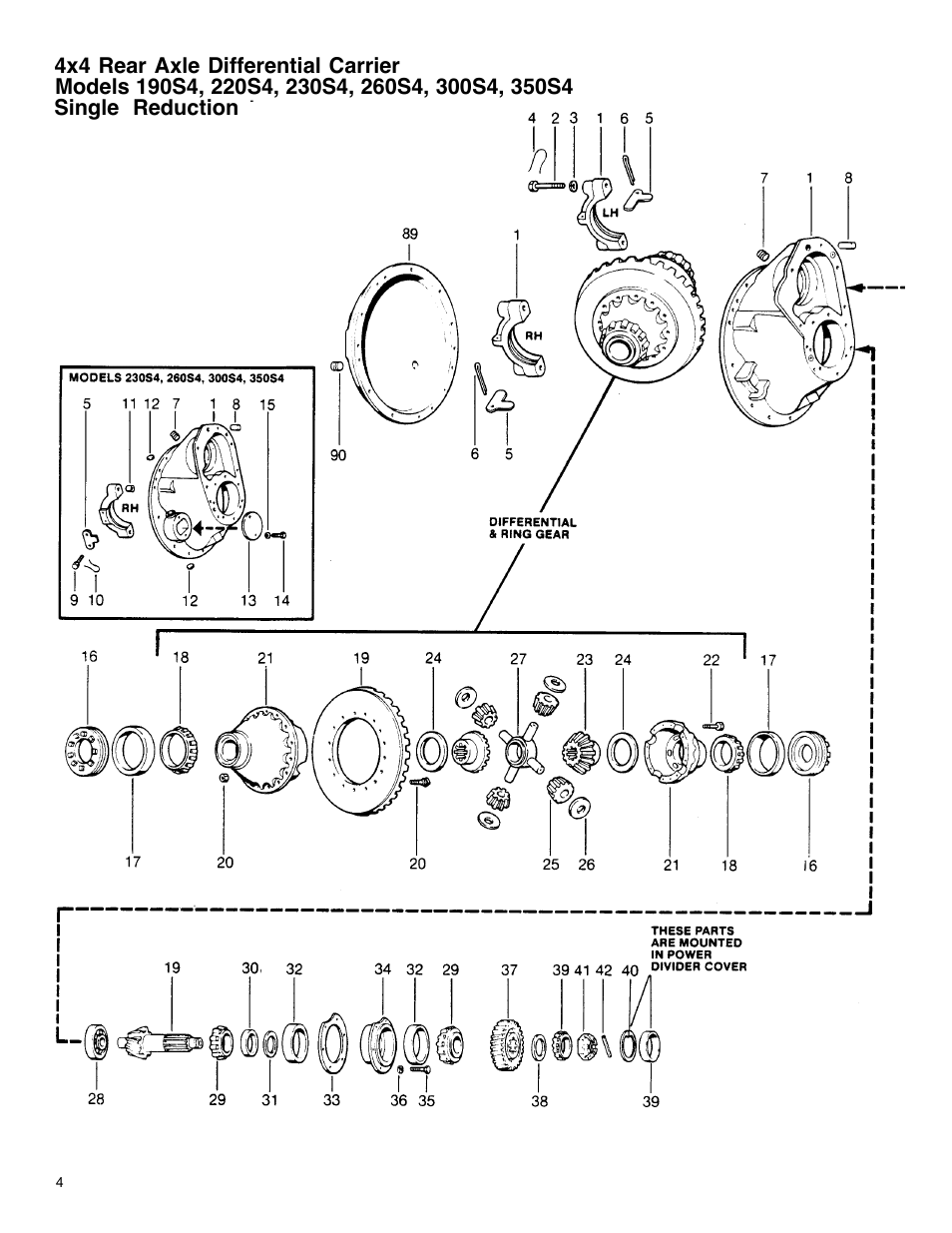 Spicer Drive Axles Illustrated Parts List All Wheel 4 x 4 Drive System User Manual | Page 4 / 32
