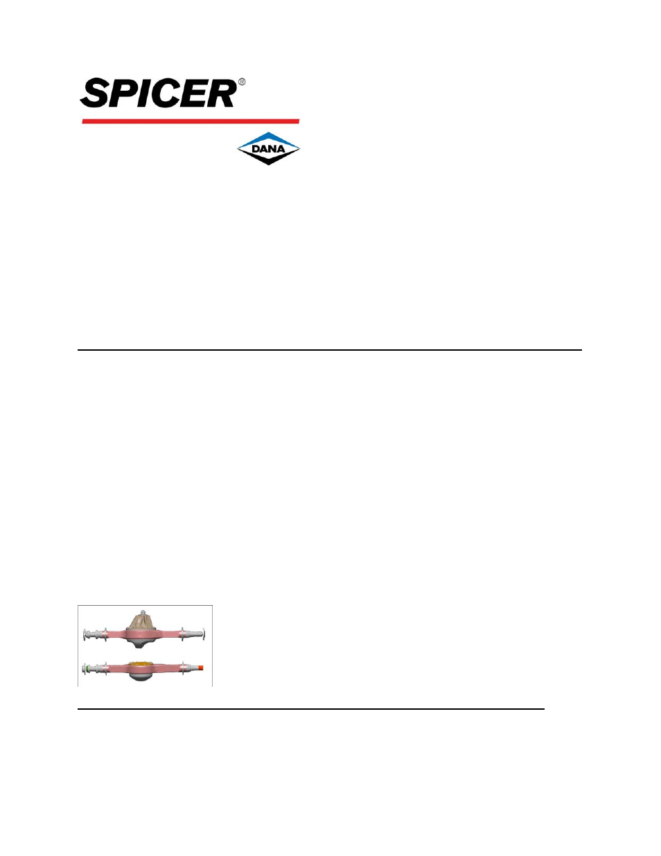 Spicer Conversions to New Bowl Tag Axle Configurations User Manual | 4 pages