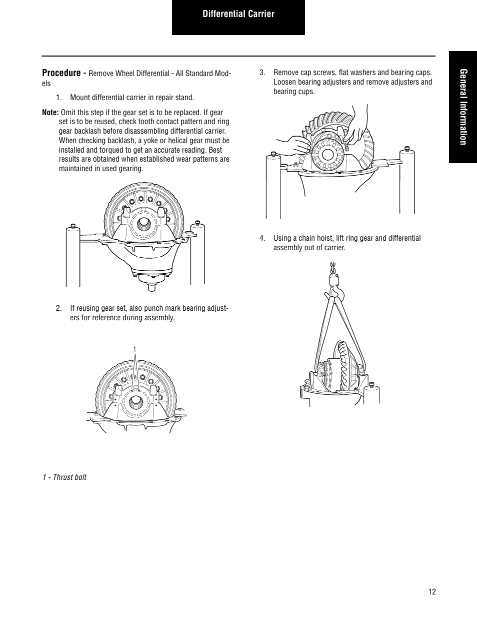 Spicer Single Drive Axles Service Manual: Single Reduction & Single Reduction with Differential Lock User Manual | Page 15 / 70