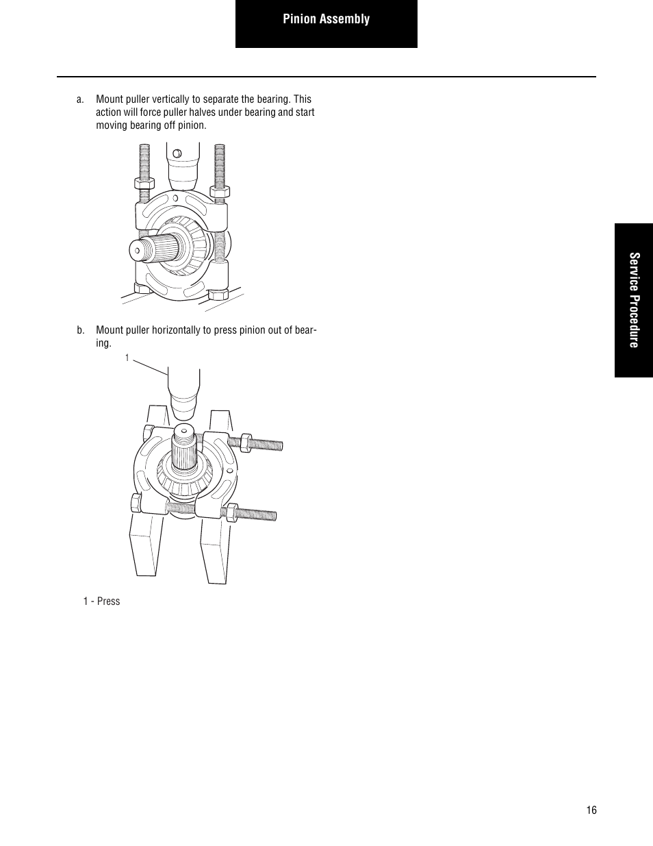 Spicer Single Drive Axles Service Manual: Single Reduction & Single Reduction with Differential Lock User Manual | Page 19 / 70