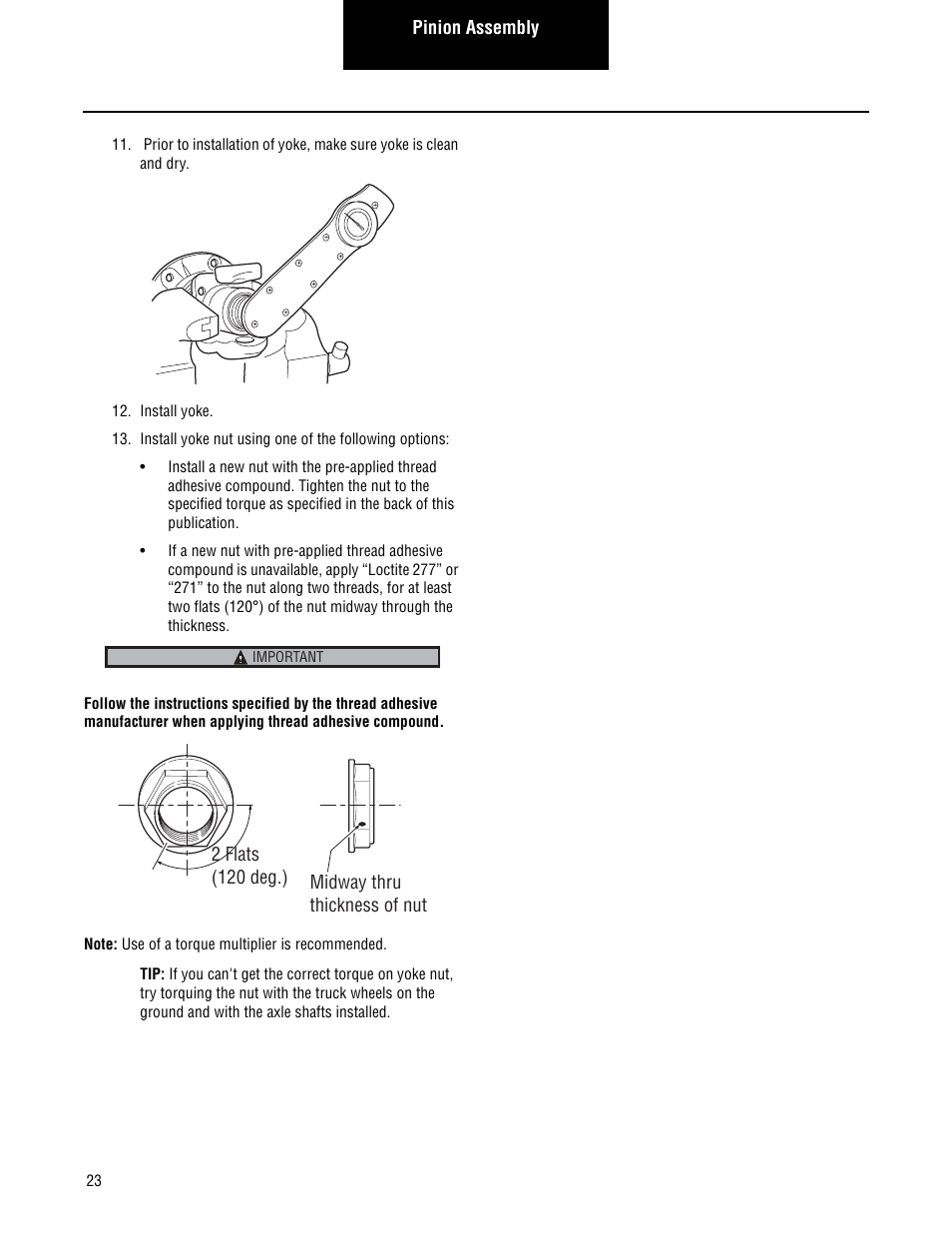 Spicer Single Drive Axles Service Manual: Single Reduction & Single Reduction with Differential Lock User Manual | Page 26 / 70