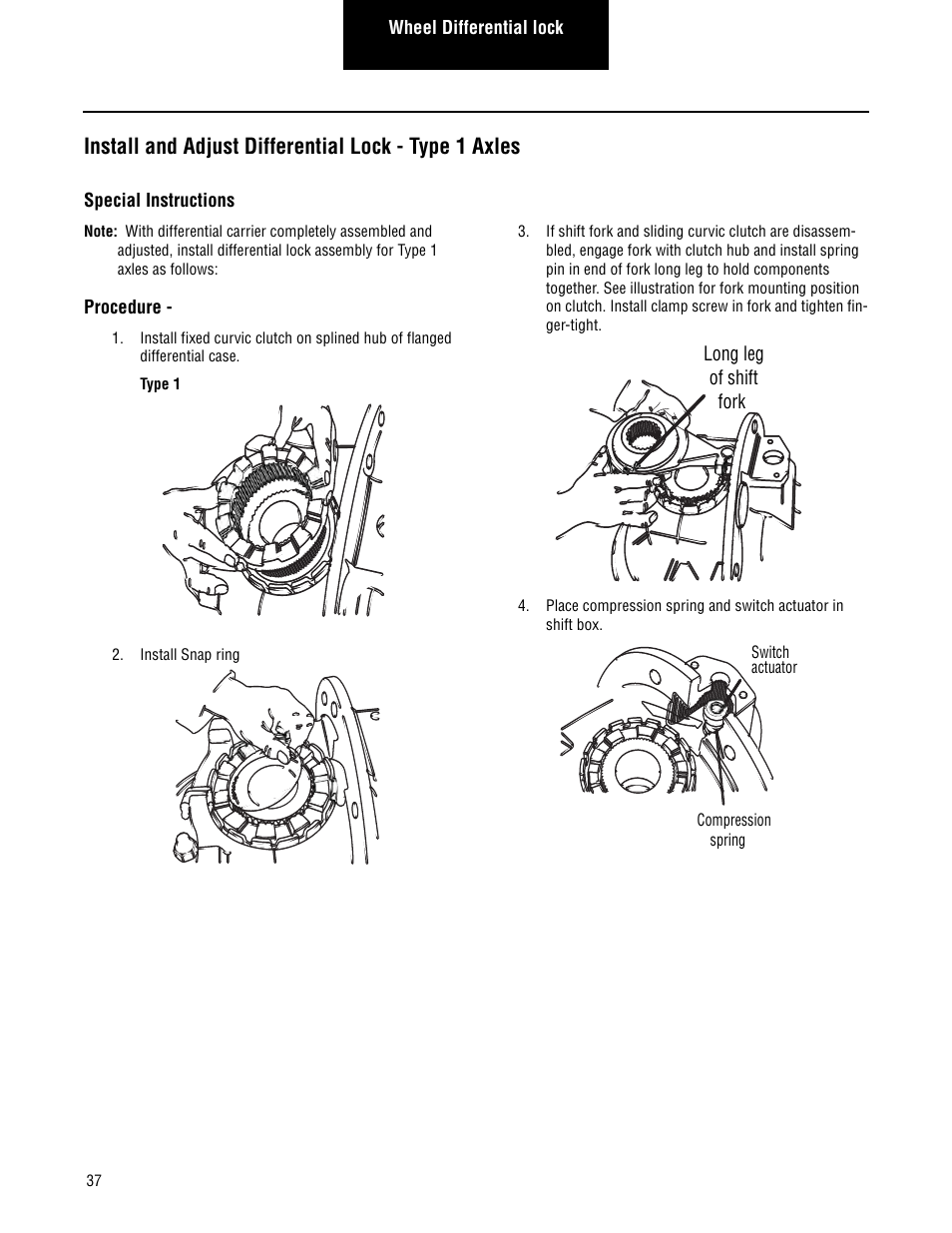 Spicer Single Drive Axles Service Manual: Single Reduction & Single Reduction with Differential Lock User Manual | Page 40 / 70