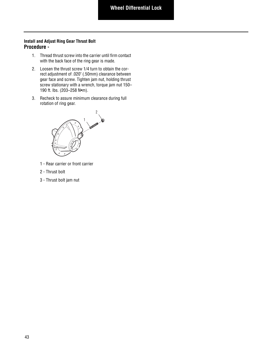 Spicer Single Drive Axles Service Manual: Single Reduction & Single Reduction with Differential Lock User Manual | Page 46 / 70
