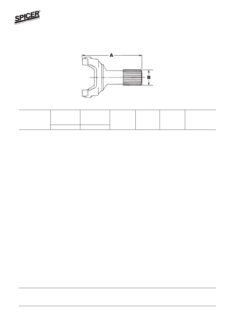 Yoke shafts | Spicer Axle General Information User Manual | Page 100 / 102