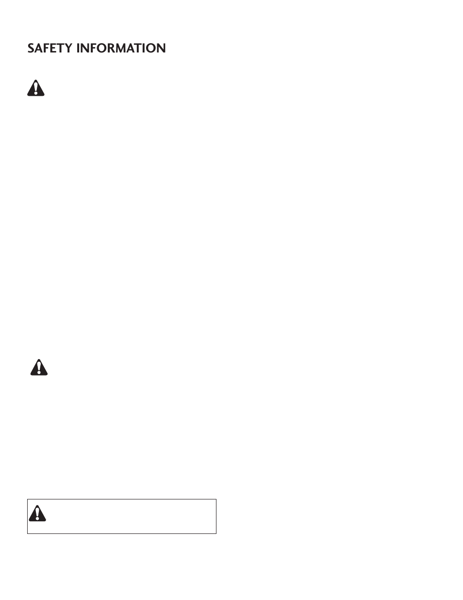 Safety information | Spicer Axle General Information User Manual | Page 2 / 102