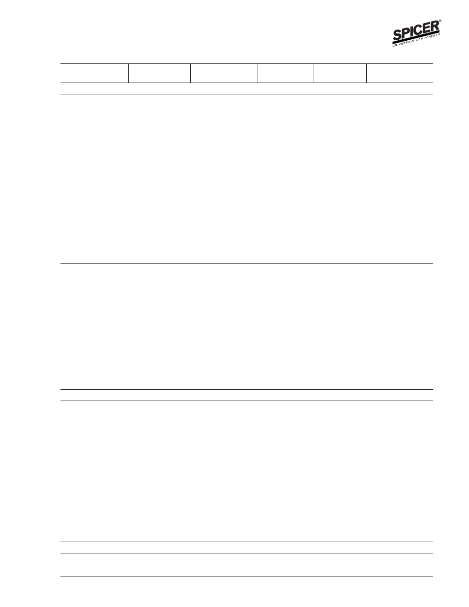 Ring gear and pinion kits | Spicer Axle General Information User Manual | Page 37 / 102