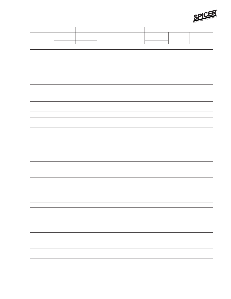 Front axle shafts | Spicer Axle General Information User Manual | Page 81 / 102