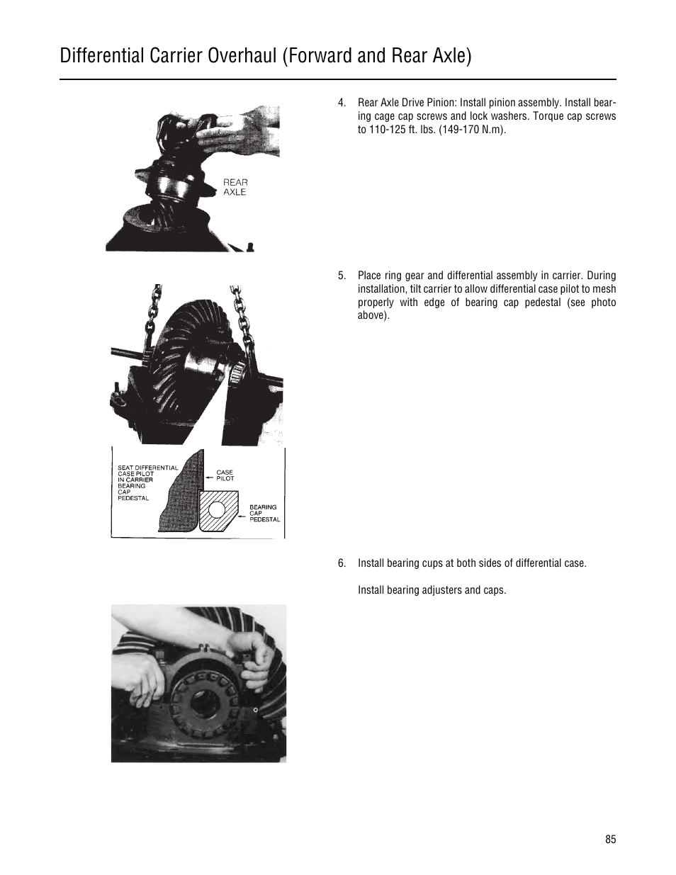 Spicer Single Drive Axles Service Manual: 34DS, 34RS, 38DS, 38RS, DS340, RS340, DS380, RS380, DS400, RS400, DS3 User Manual | Page 88 / 98