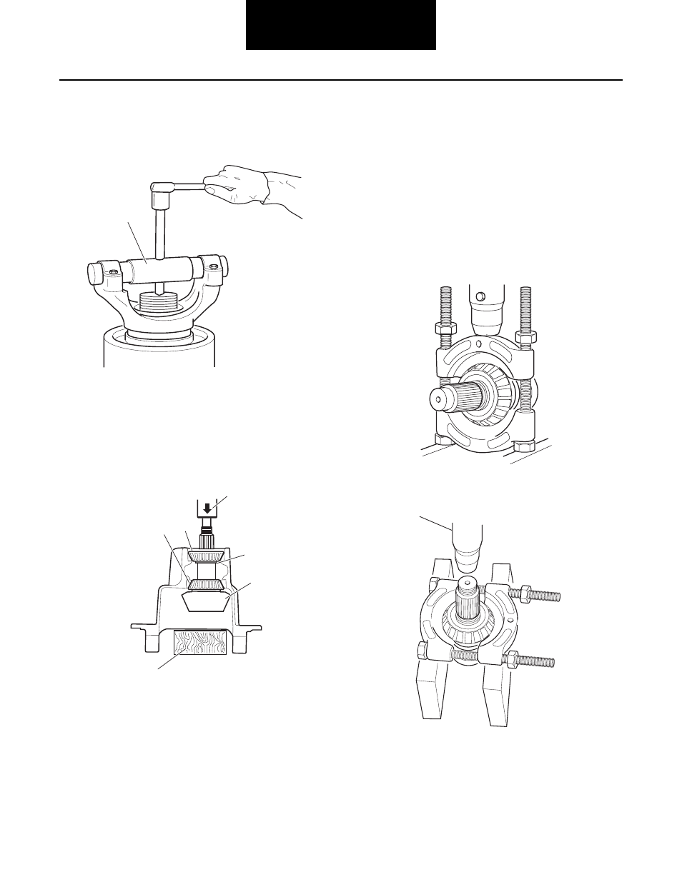 Pinion removal | Spicer Single Drive Axles Service Manual: S110 and S130 User Manual | Page 19 / 54