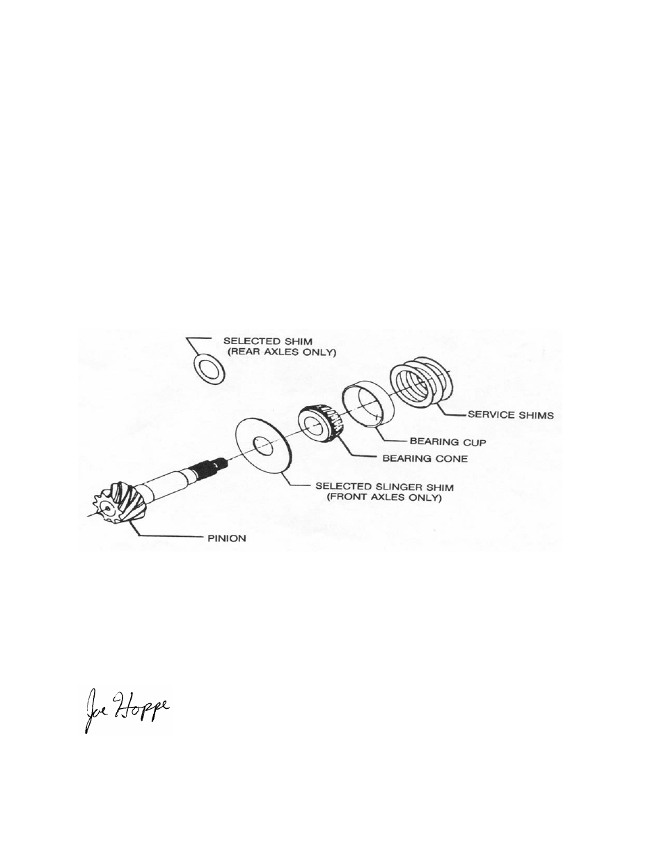 Spicer Establishing Proper Pinion Position User Manual | 1 page