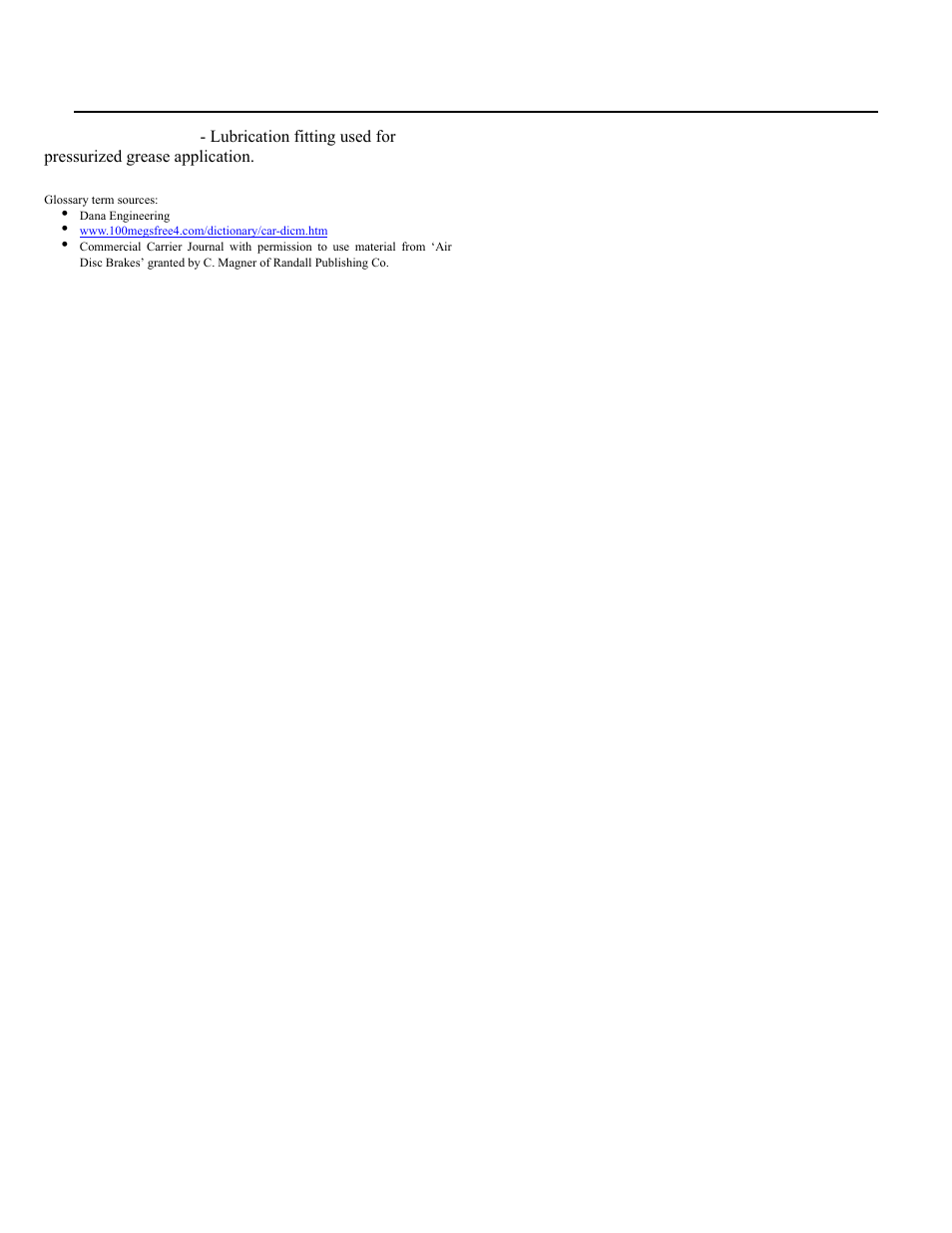 Glossary | Spicer Drive Axles Application Guidelines User Manual | Page 106 / 113