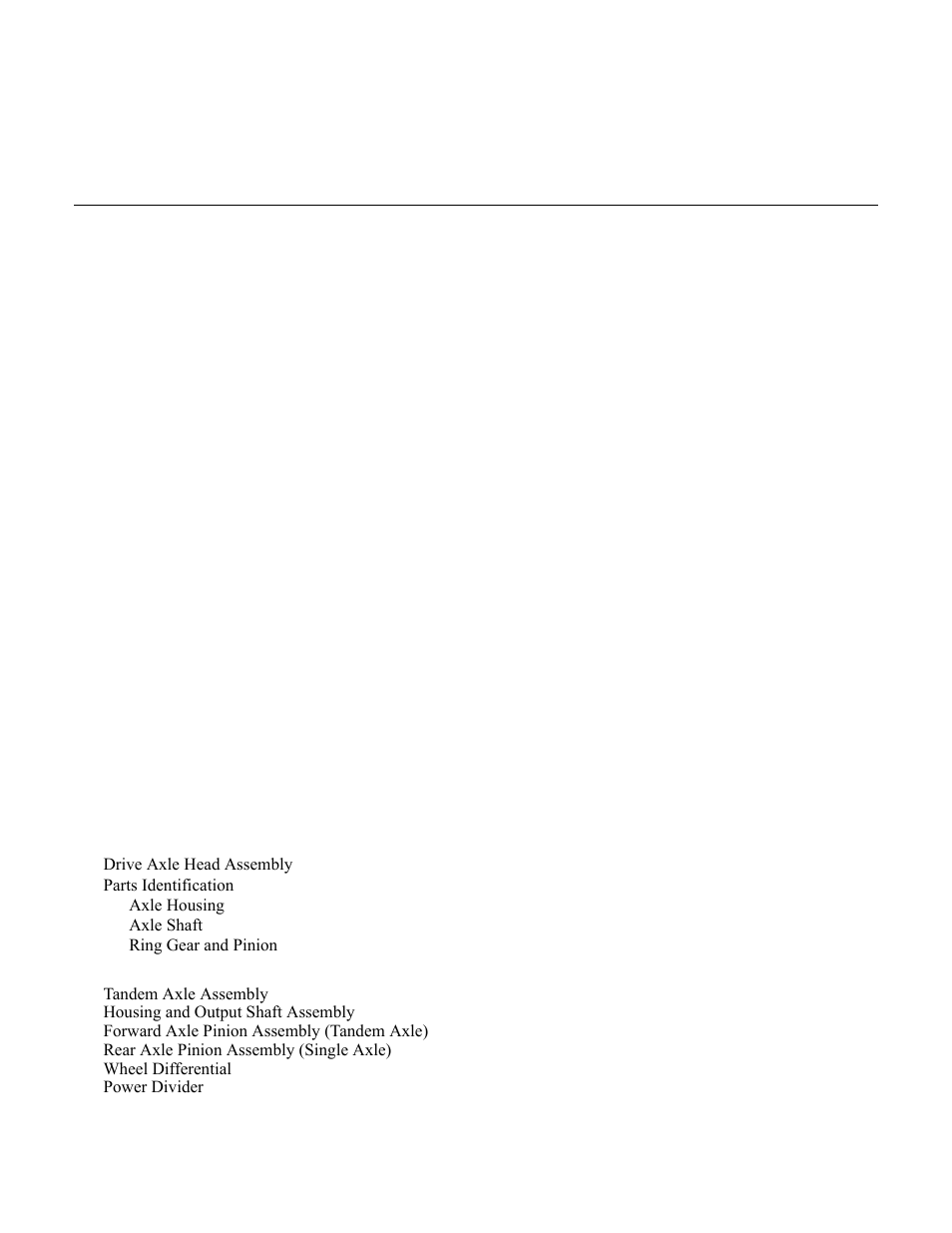 Table of contents (cont’d) | Spicer Drive Axles Application Guidelines User Manual | Page 3 / 113