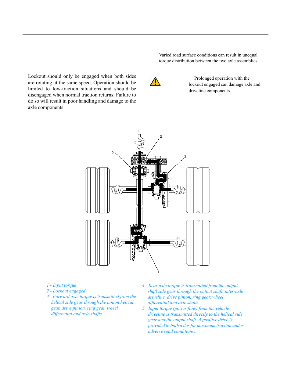 Power divider operation, Power flow and torque distribution (cont’d) | Spicer Drive Axles Application Guidelines User Manual | Page 82 / 113