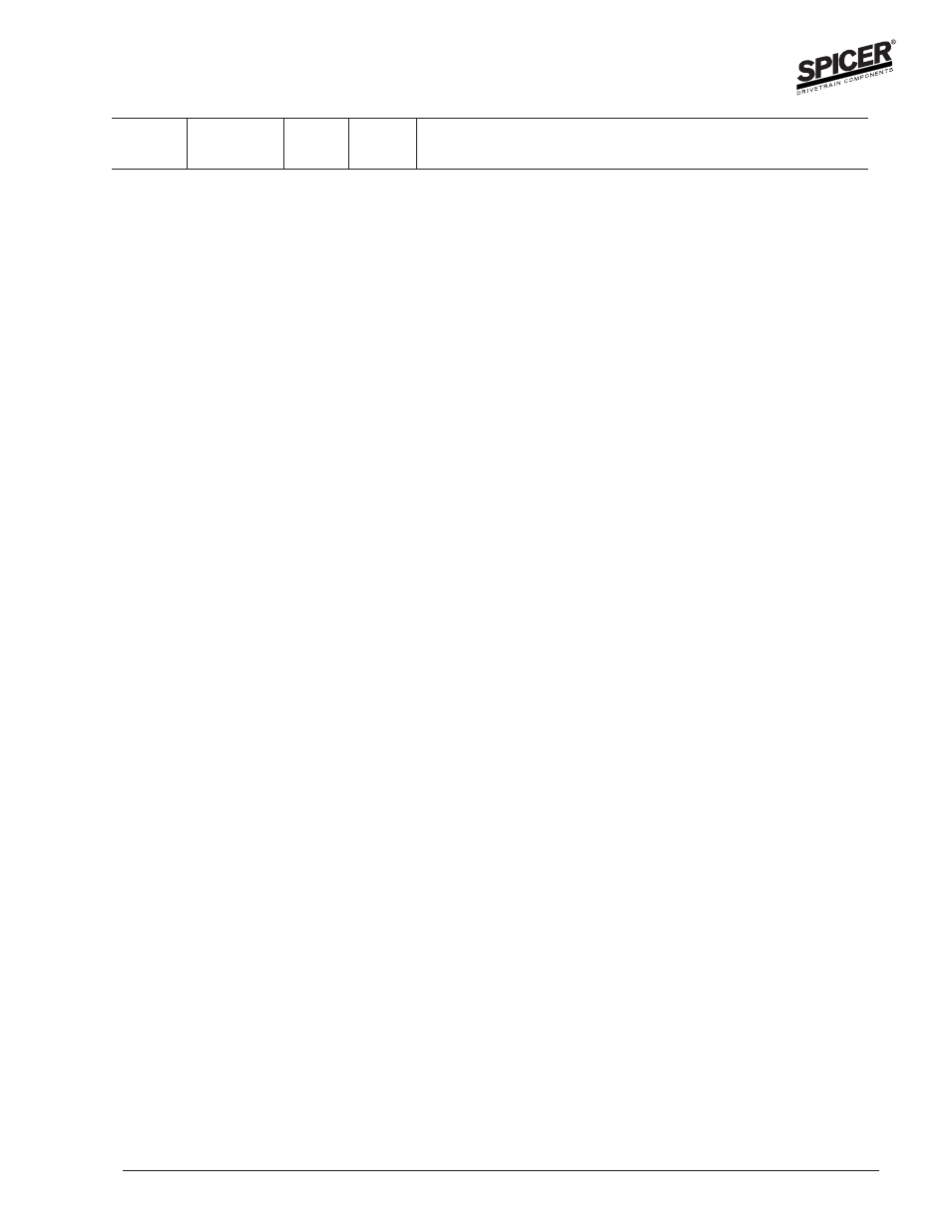 Bill of material numerical listing, X510-9 | Spicer FRONT AND REAR LIGHT AXLE PARTS, KITS AND APPLICATIONS User Manual | Page 23 / 379