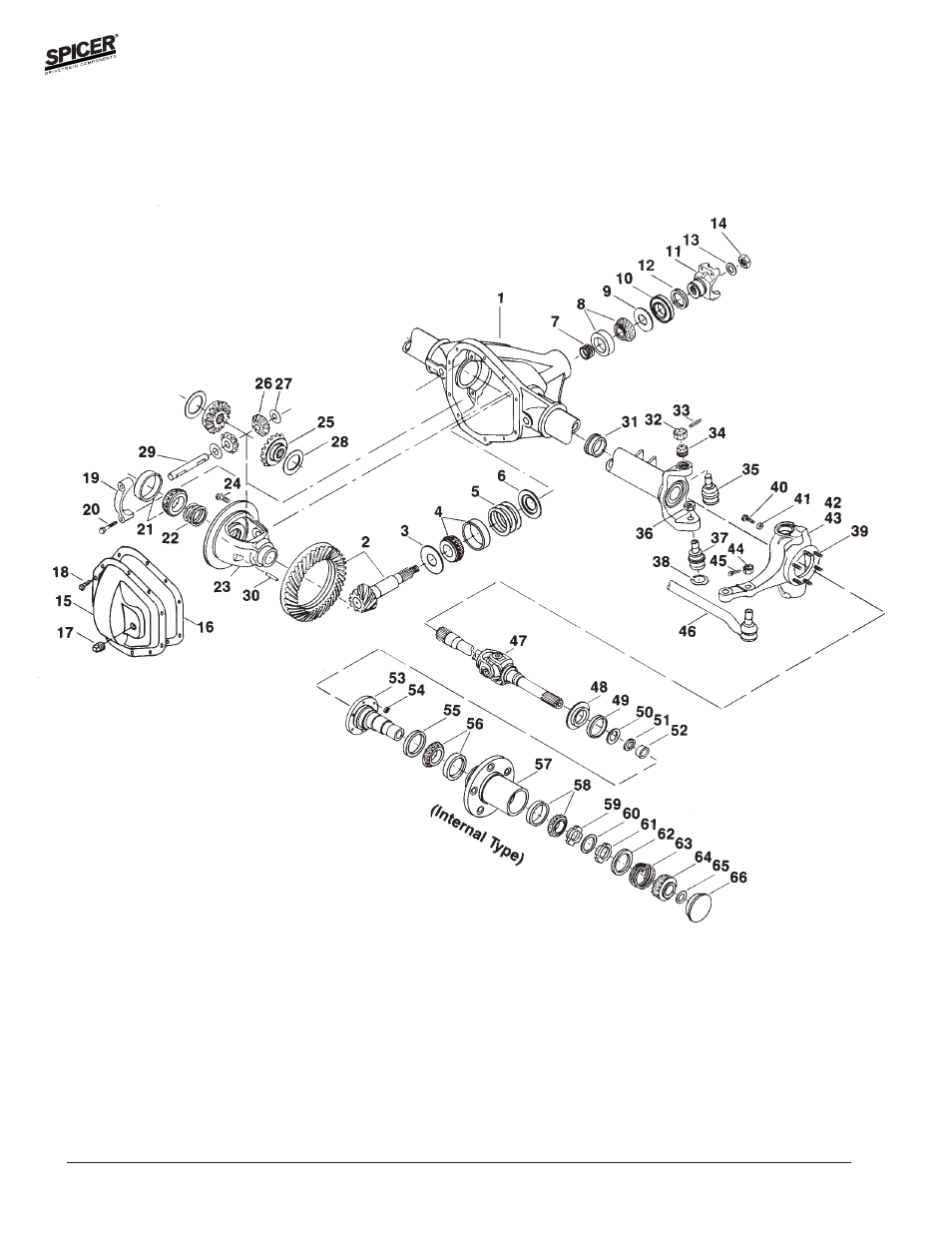 Spicer FRONT AND REAR LIGHT AXLE PARTS, KITS AND APPLICATIONS User Manual | Page 236 / 379