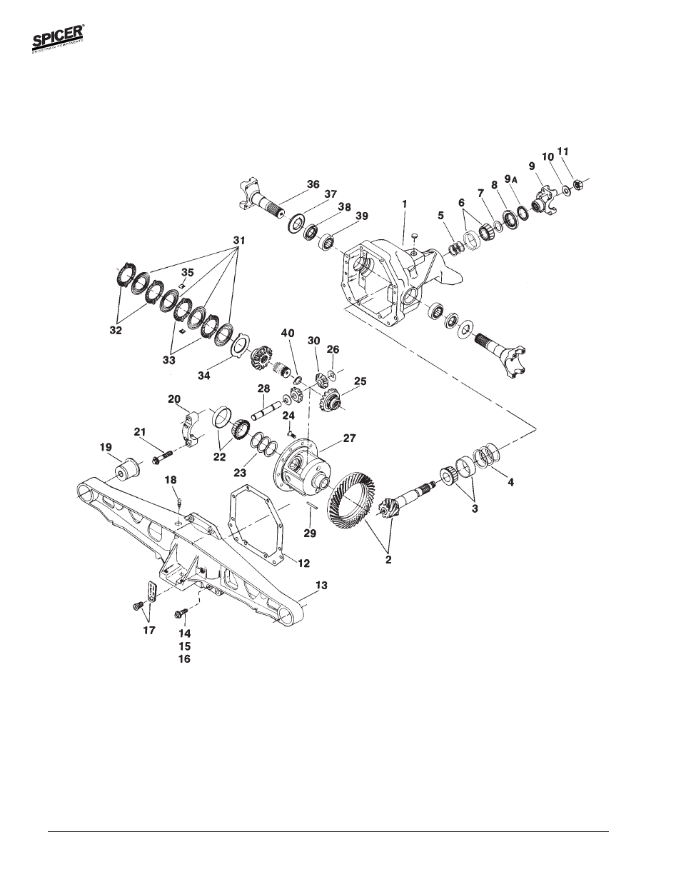 Spicer FRONT AND REAR LIGHT AXLE PARTS, KITS AND APPLICATIONS User Manual | Page 250 / 379