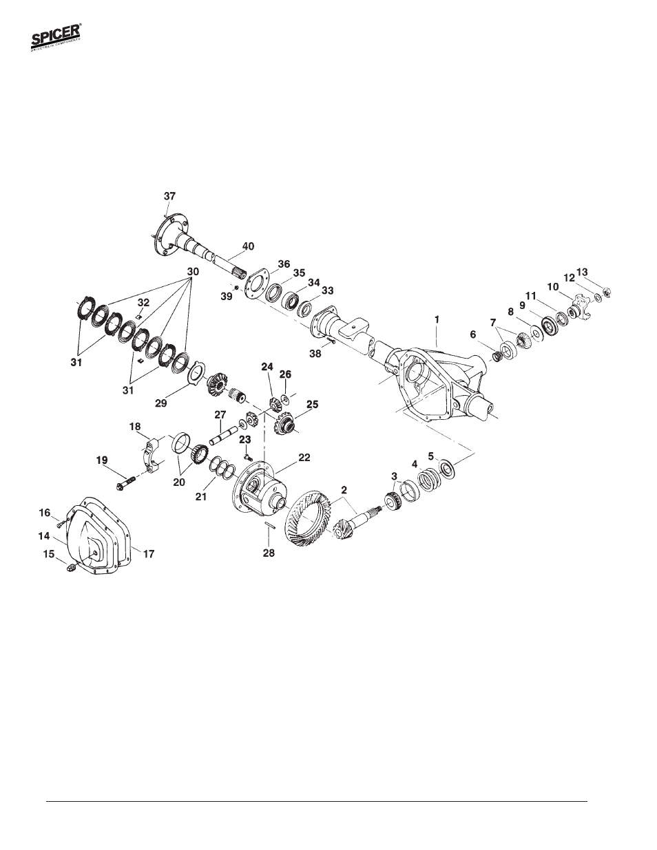 Spicer FRONT AND REAR LIGHT AXLE PARTS, KITS AND APPLICATIONS User Manual | Page 254 / 379