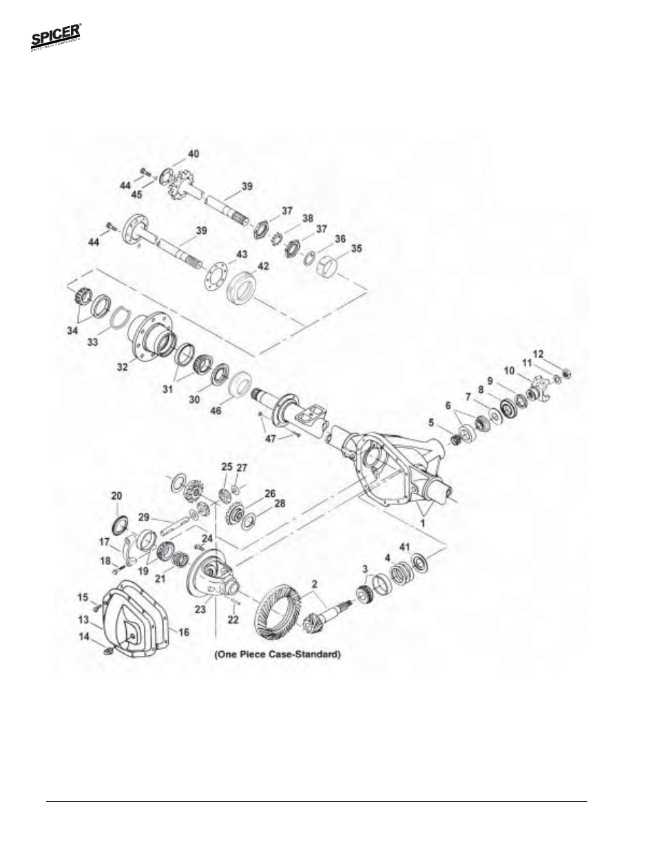Spicer FRONT AND REAR LIGHT AXLE PARTS, KITS AND APPLICATIONS User Manual | Page 274 / 379