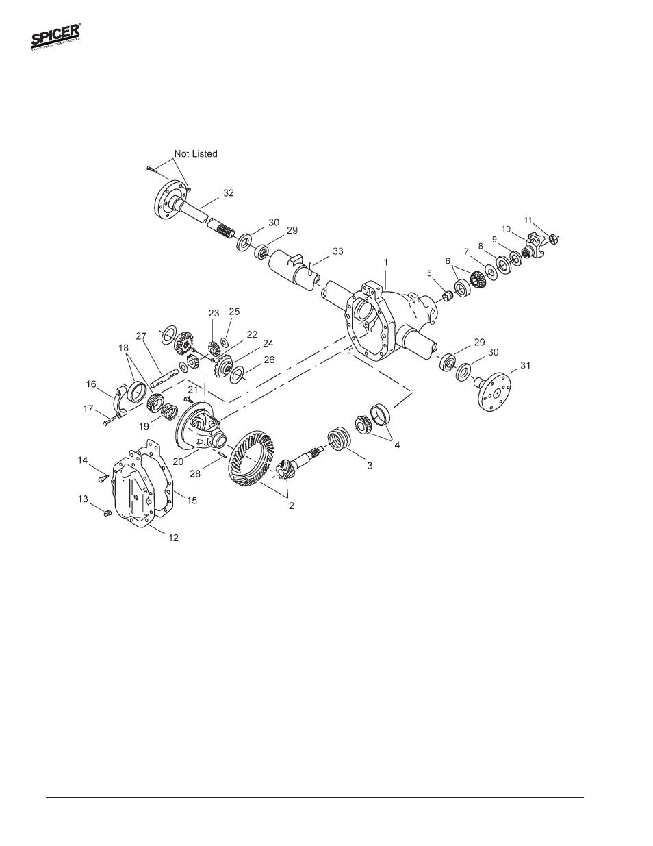 Spicer FRONT AND REAR LIGHT AXLE PARTS, KITS AND APPLICATIONS User Manual | Page 28 / 379