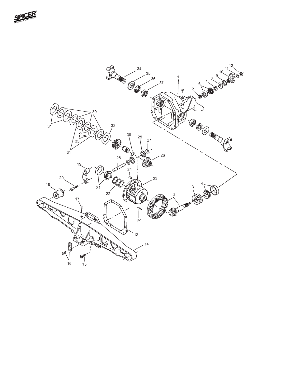 Spicer FRONT AND REAR LIGHT AXLE PARTS, KITS AND APPLICATIONS User Manual | Page 68 / 379