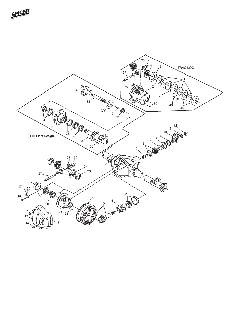 Spicer FRONT AND REAR LIGHT AXLE PARTS, KITS AND APPLICATIONS User Manual | Page 80 / 379