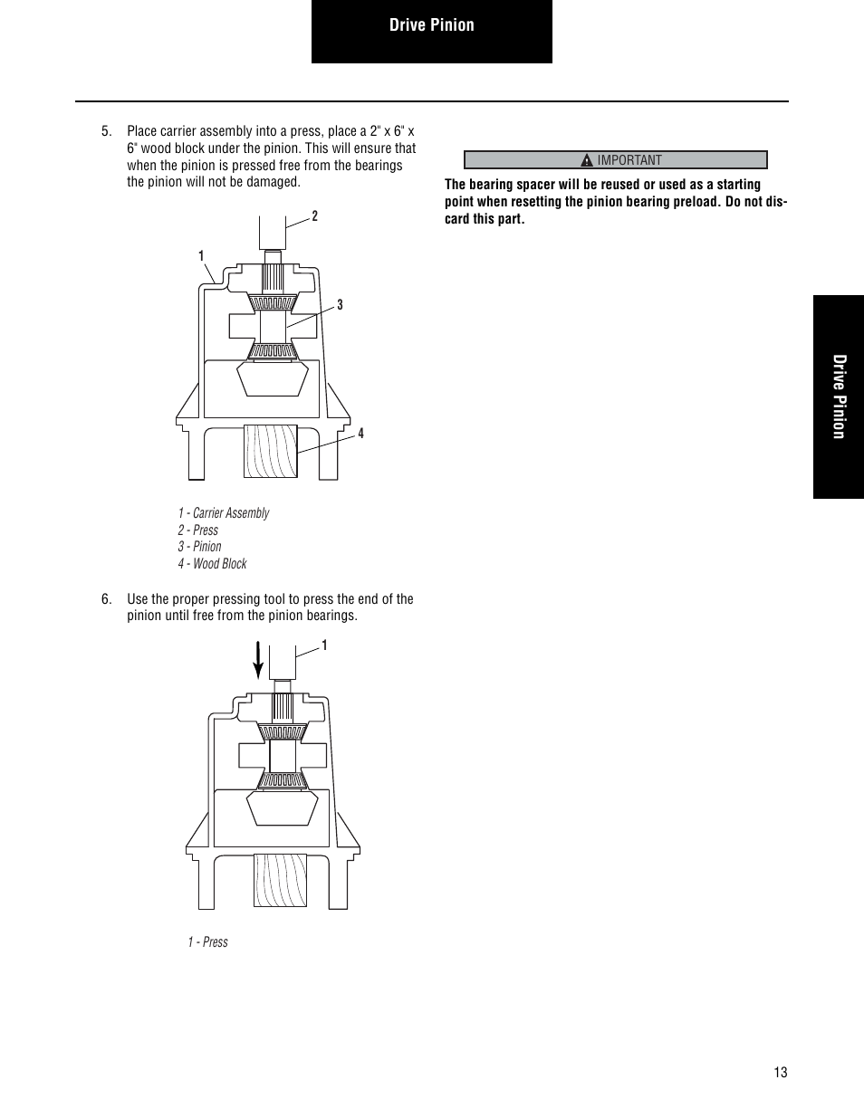 Spicer Convertible Tandem Axles User Manual | Page 19 / 72