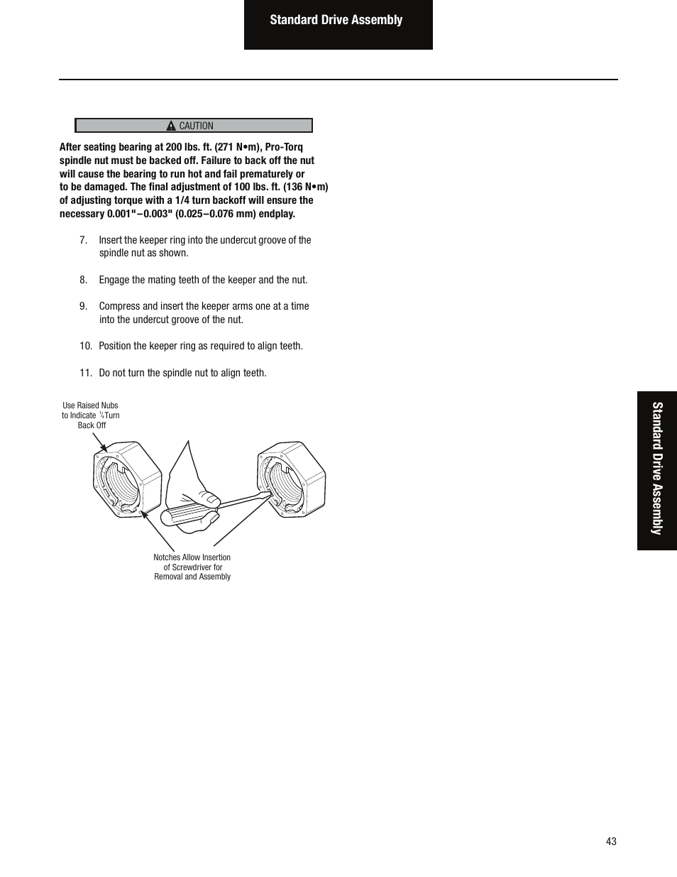 Spicer Wheel Ends Service Manual, Steer & Drive Wheel Ends User Manual | Page 45 / 55