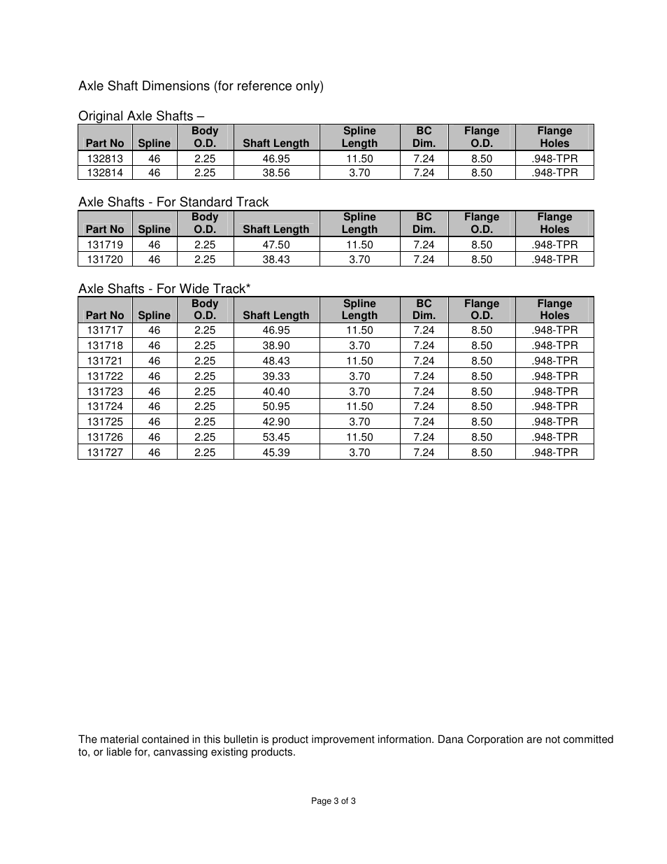 Spicer D_R190 User Manual | Page 3 / 3