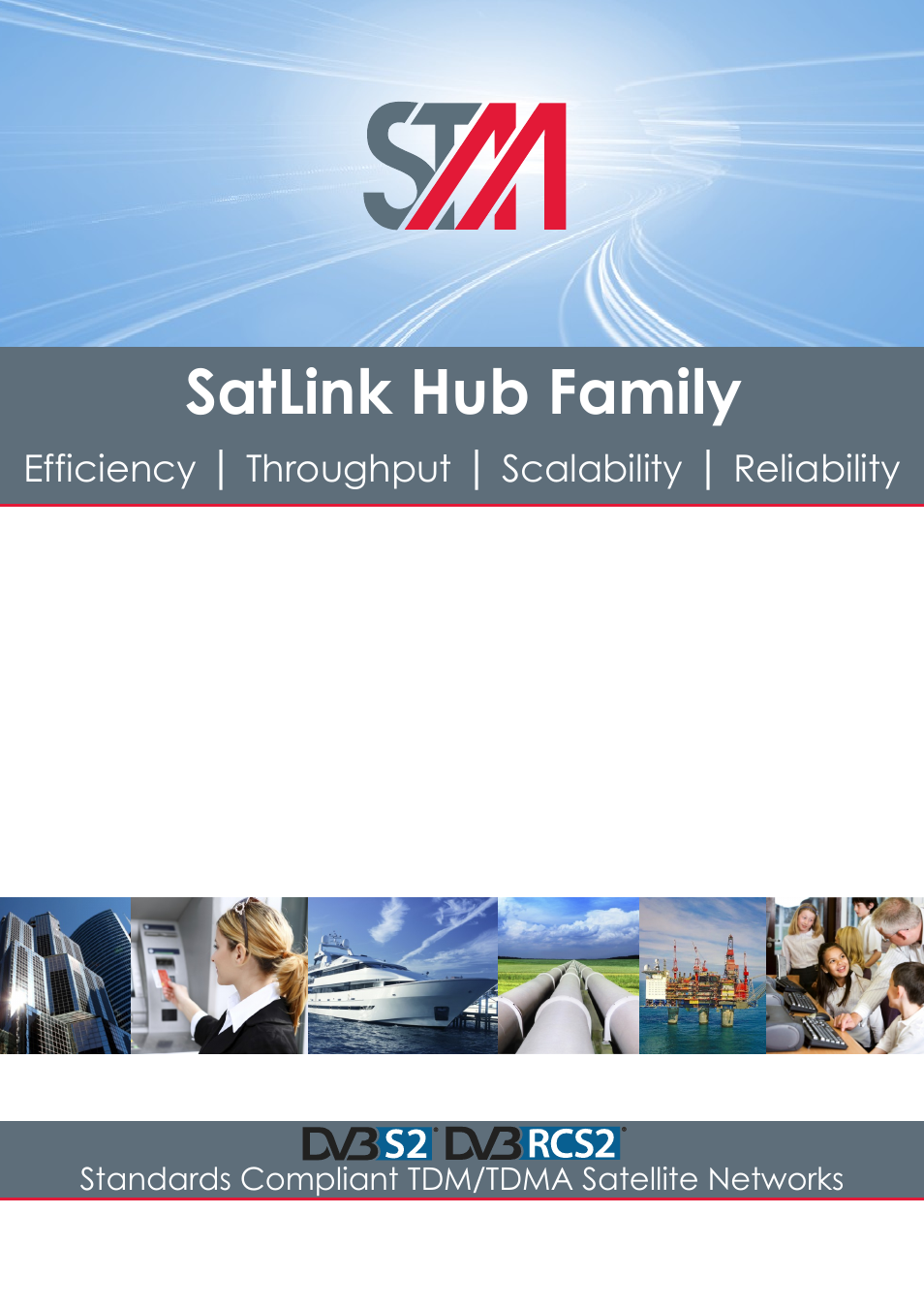 STM SatLink Hub Family User Manual | 5 pages