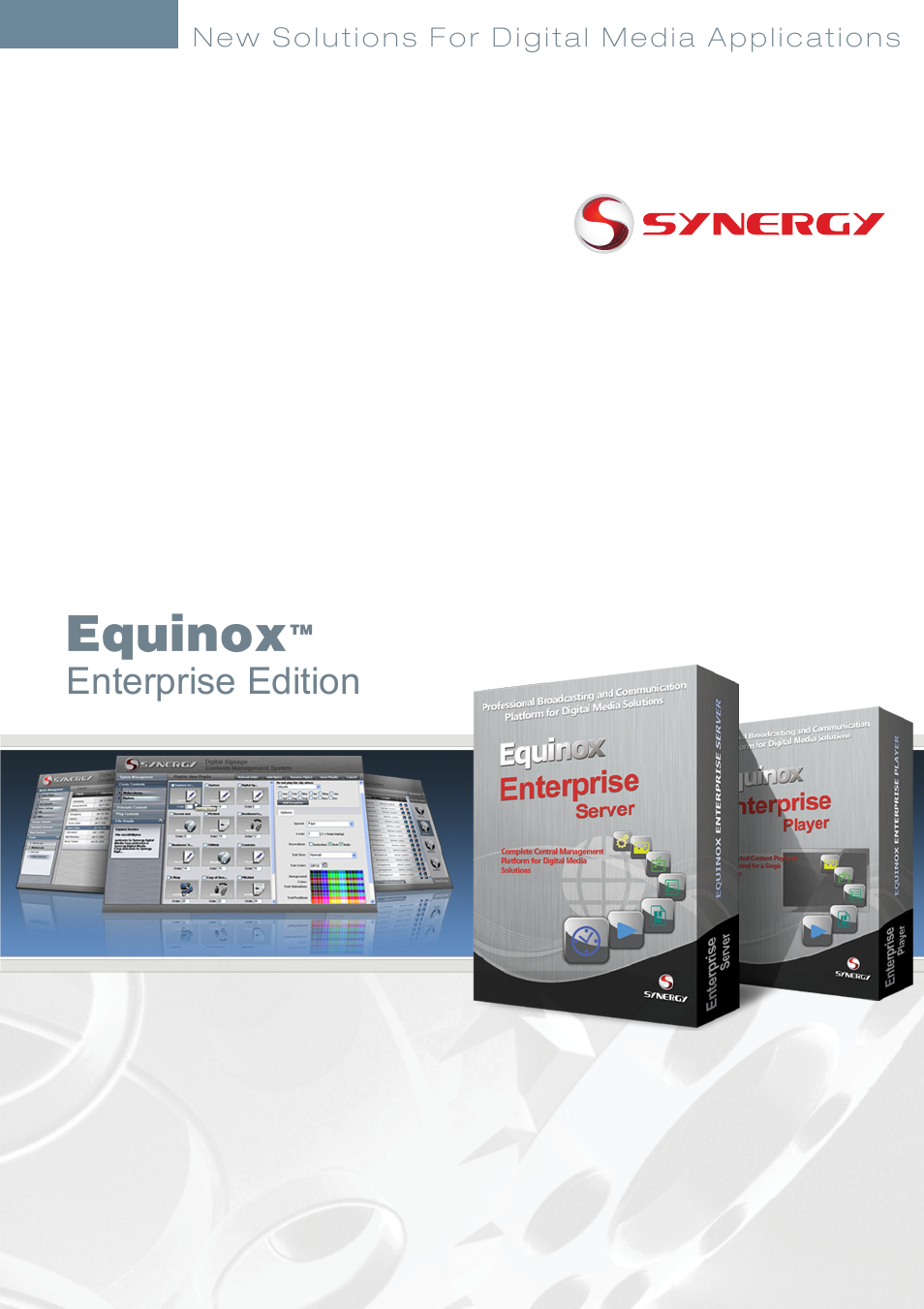 Synergy Digital Equinox Enterprise Edition User Manual | 6 pages