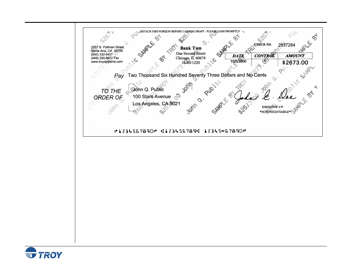 TROY Group MICR_IRD 9050 Security Printing Solutions User’s Guide User Manual | Page 30 / 160