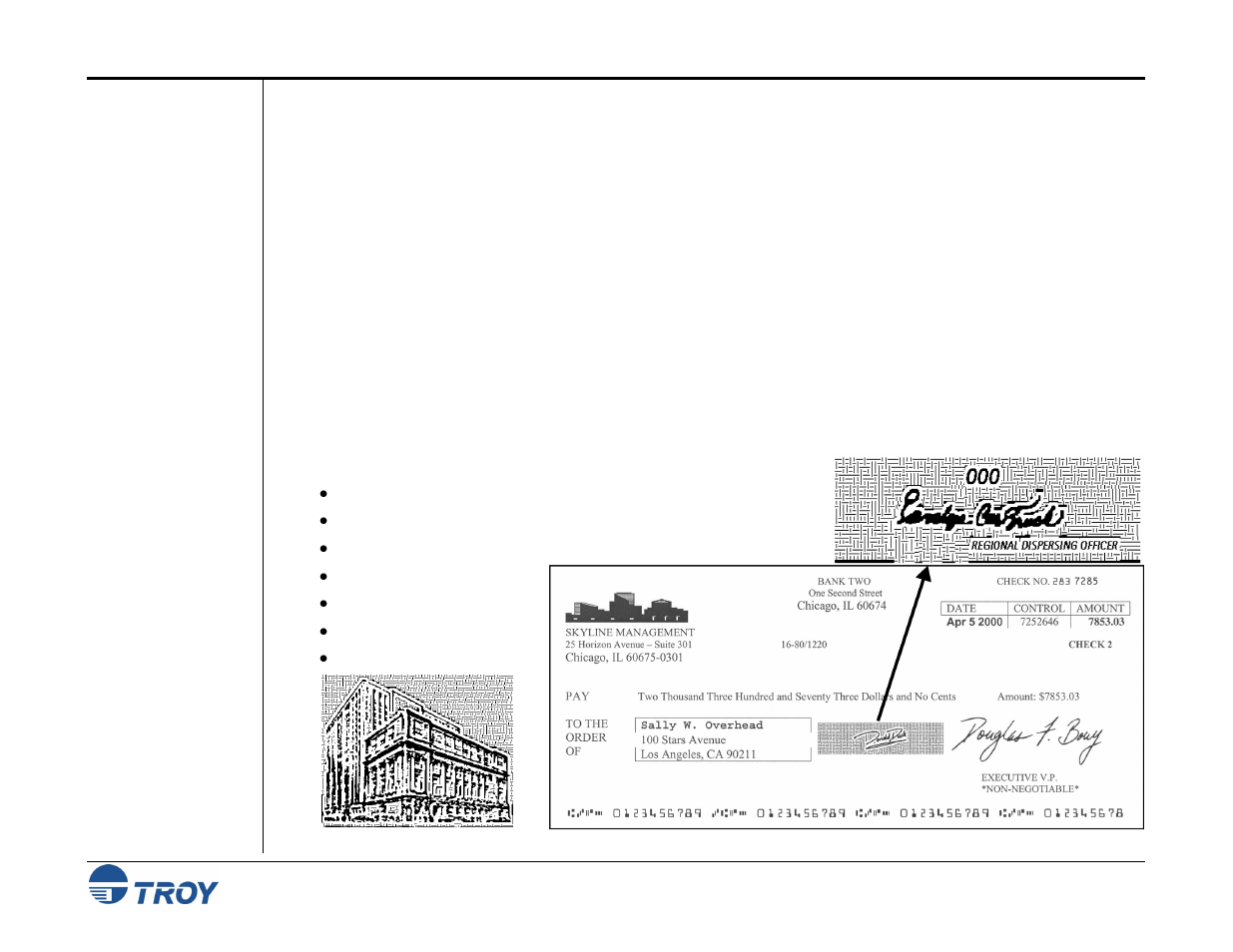 Secure seal technology | TROY Group MICR_IRD 9050 Security Printing Solutions User’s Guide User Manual | Page 31 / 160