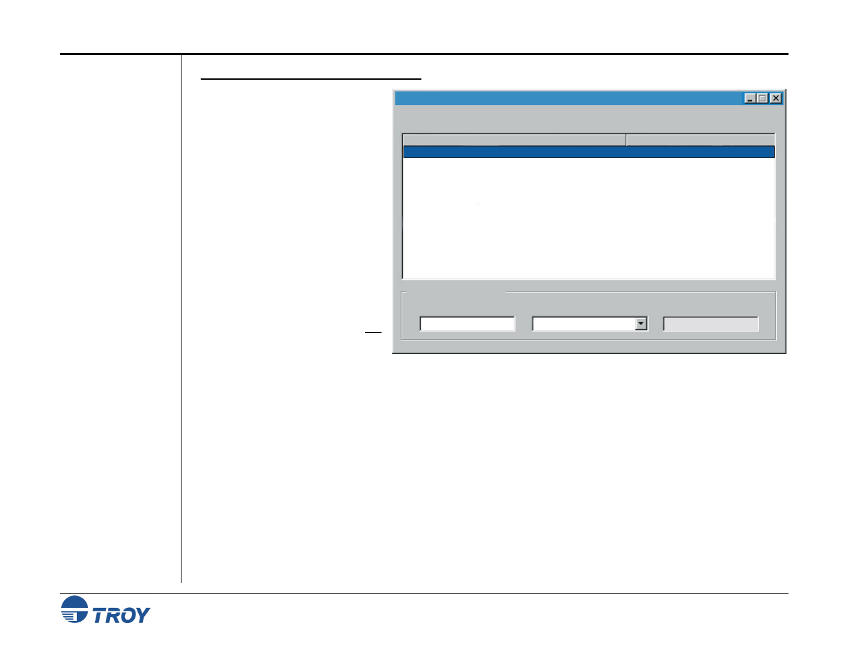 Basic printer utility operations | TROY Group MICR_IRD 9050 Security Printing Solutions User’s Guide User Manual | Page 49 / 160