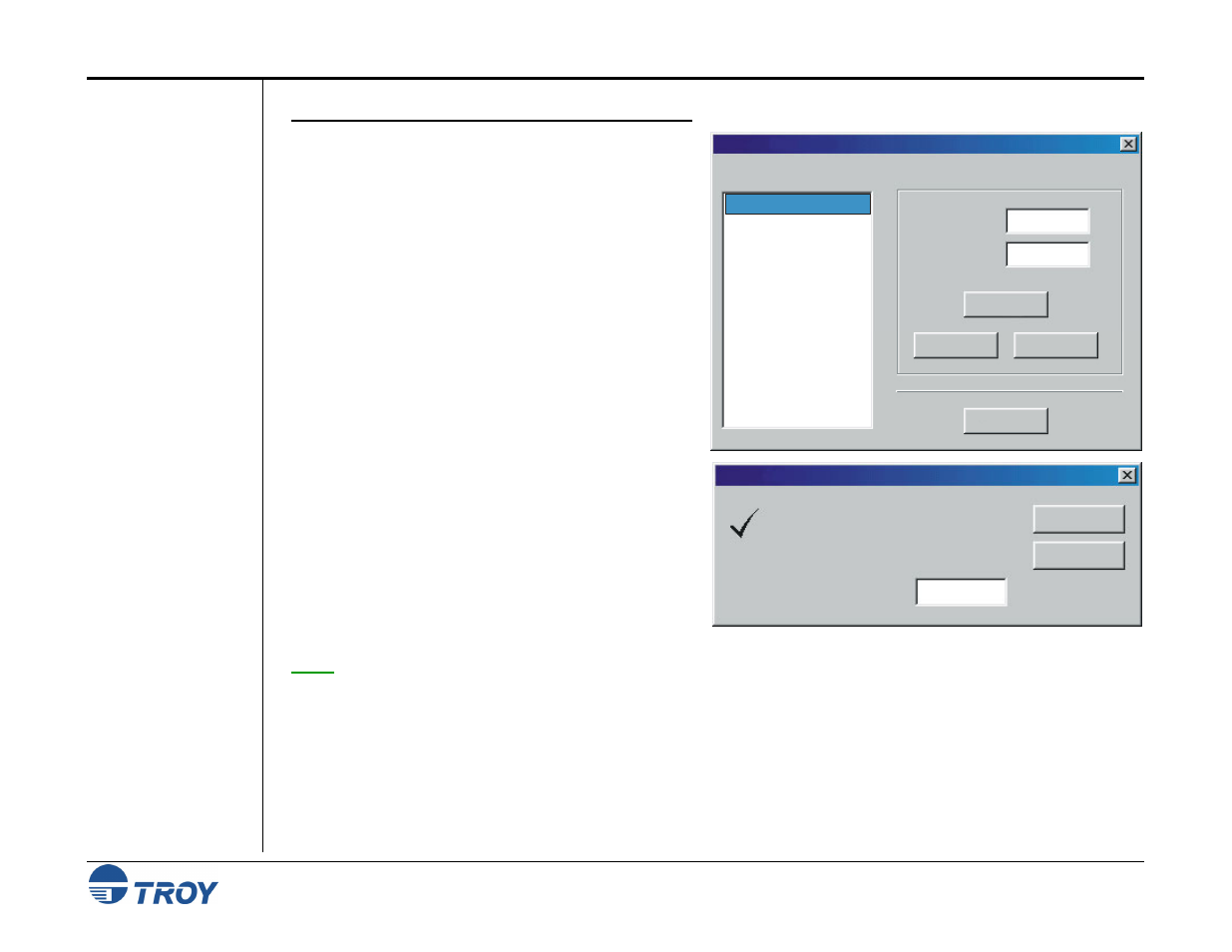 TROY Group MICR_IRD 9050 Security Printing Solutions User’s Guide User Manual | Page 52 / 160