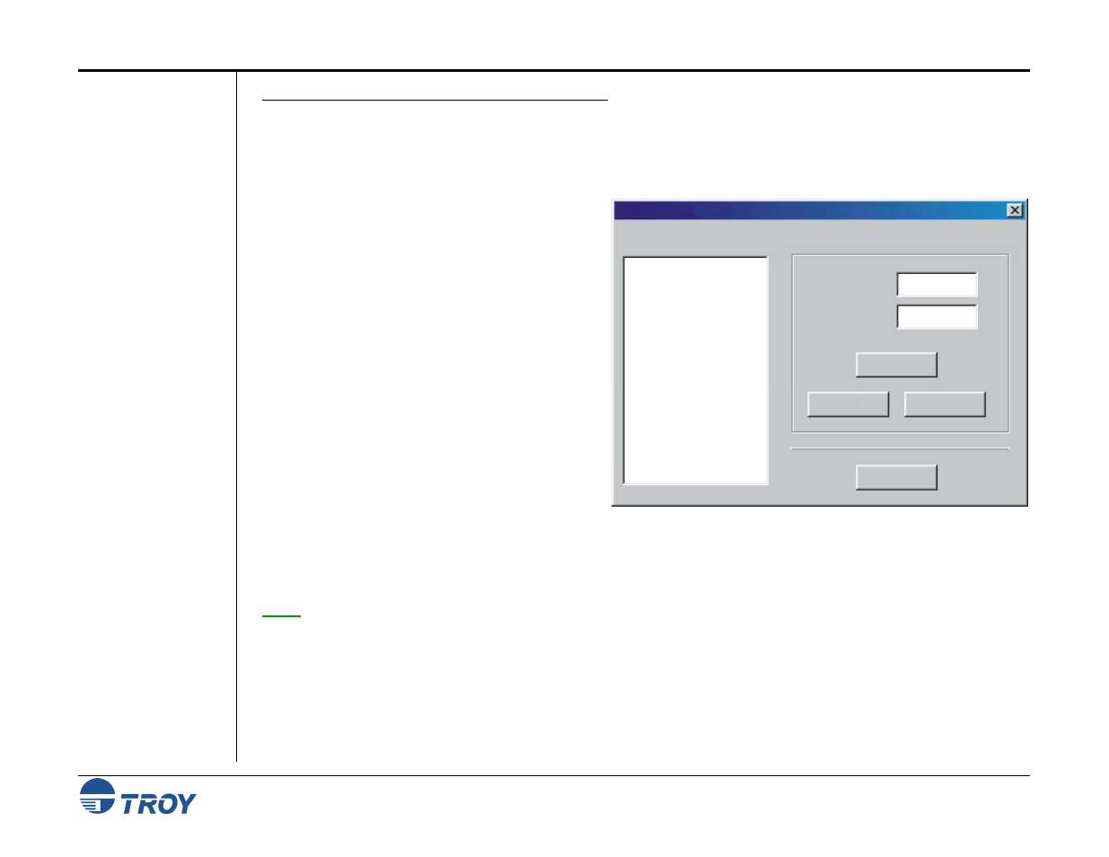 TROY Group MICR_IRD 9050 Security Printing Solutions User’s Guide User Manual | Page 55 / 160