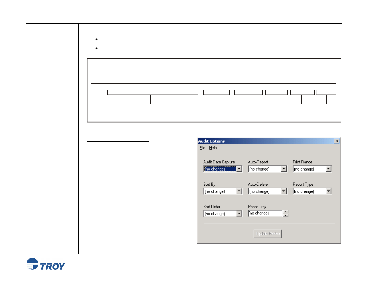 Troy detailed audit report | TROY Group MICR_IRD 9050 Security Printing Solutions User’s Guide User Manual | Page 72 / 160