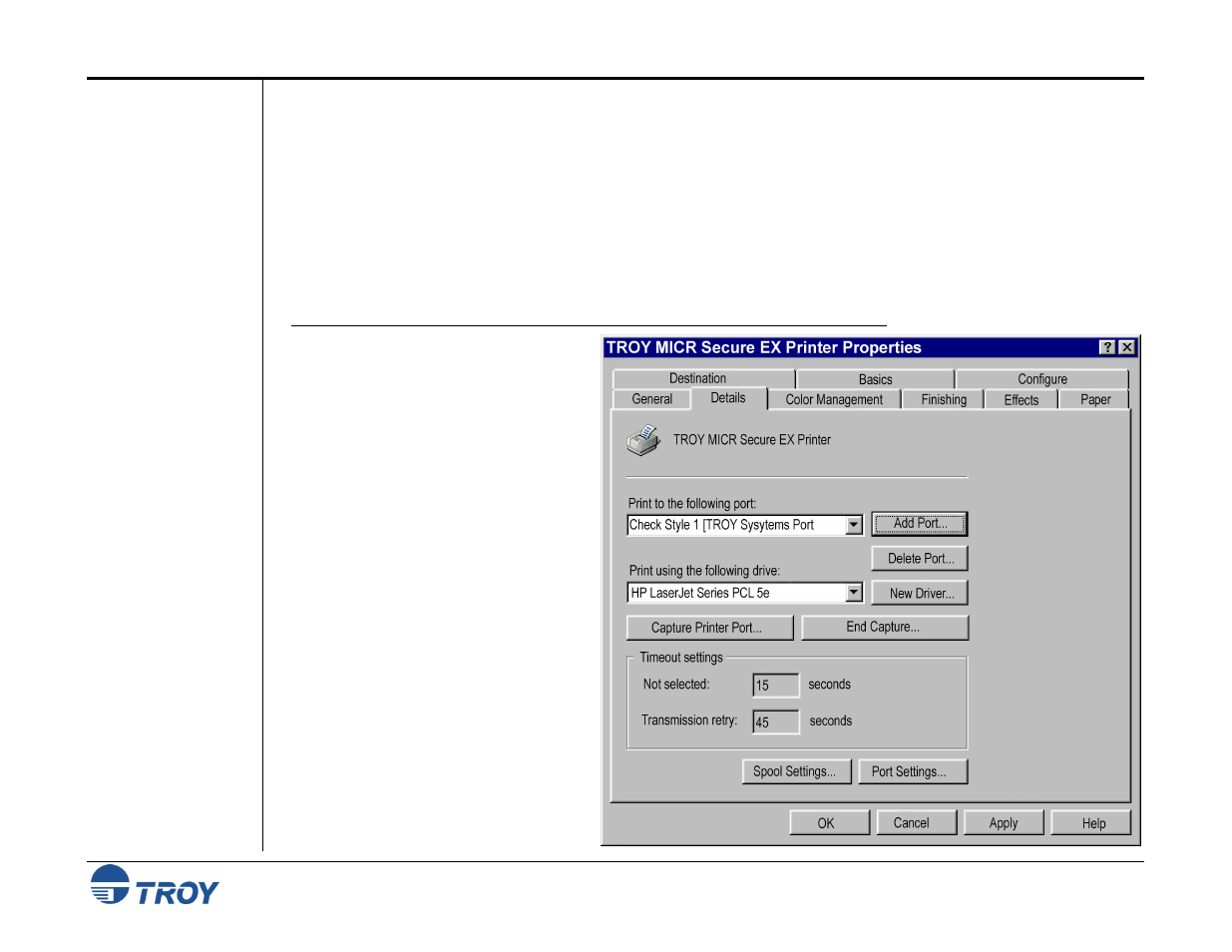 Installing the troy port monitor, Accessing the troy port monitor | TROY Group MICR_IRD 9050 Security Printing Solutions User’s Guide User Manual | Page 93 / 160